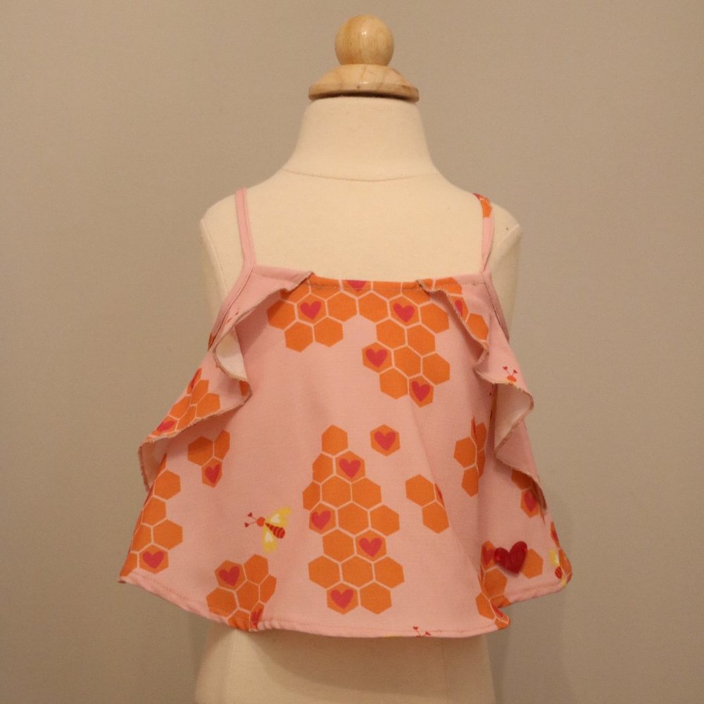 Agatha Ruiz De La Prada bees honey crop top NWT